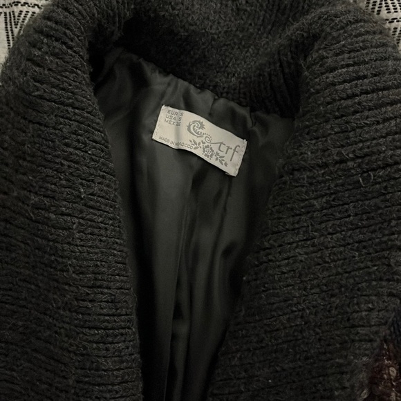 Zara Wool Blend Toggle Closure Cardigan Coat Sz S - Picture 12 of 12